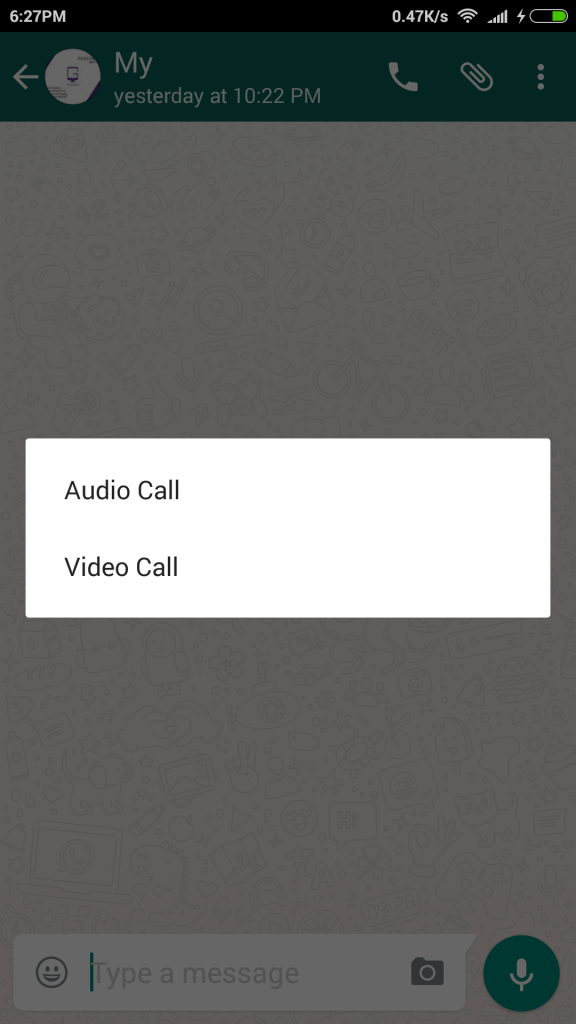Whatsapp Video Calling Feature